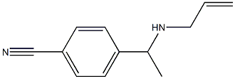  4-[1-(prop-2-en-1-ylamino)ethyl]benzonitrile