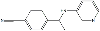 4-[1-(pyridin-3-ylamino)ethyl]benzonitrile|