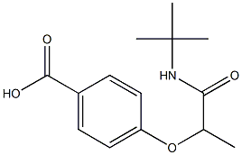  4-[1-(tert-butylcarbamoyl)ethoxy]benzoic acid