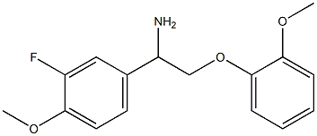 4-[1-amino-2-(2-methoxyphenoxy)ethyl]-2-fluoro-1-methoxybenzene