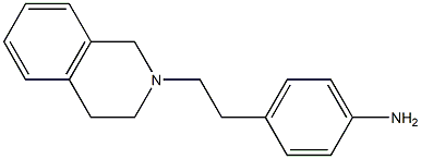 4-[2-(1,2,3,4-tetrahydroisoquinolin-2-yl)ethyl]aniline Structure