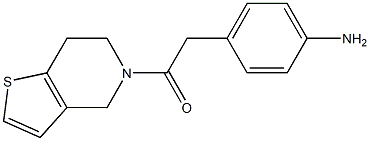 4-[2-(6,7-dihydrothieno[3,2-c]pyridin-5(4H)-yl)-2-oxoethyl]aniline