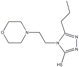 4-[2-(morpholin-4-yl)ethyl]-5-propyl-4H-1,2,4-triazole-3-thiol Structure