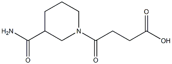 4-[3-(aminocarbonyl)piperidin-1-yl]-4-oxobutanoic acid