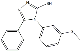 4-[3-(methylsulfanyl)phenyl]-5-phenyl-4H-1,2,4-triazole-3-thiol