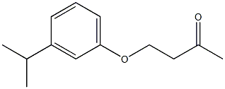 4-[3-(propan-2-yl)phenoxy]butan-2-one Structure