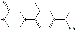  4-[4-(1-aminoethyl)-2-fluorophenyl]piperazin-2-one