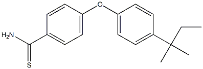 4-[4-(2-methylbutan-2-yl)phenoxy]benzene-1-carbothioamide