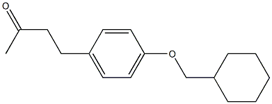 4-[4-(cyclohexylmethoxy)phenyl]butan-2-one Structure