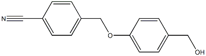 4-[4-(hydroxymethyl)phenoxymethyl]benzonitrile,1020949-68-1,结构式