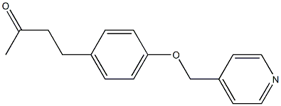 4-[4-(pyridin-4-ylmethoxy)phenyl]butan-2-one 结构式