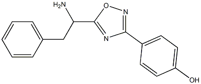 4-[5-(1-amino-2-phenylethyl)-1,2,4-oxadiazol-3-yl]phenol
