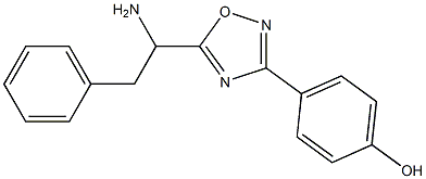  4-[5-(1-amino-2-phenylethyl)-1,2,4-oxadiazol-3-yl]phenol