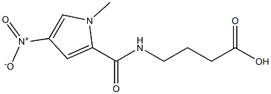 4-{[(1-methyl-4-nitro-1H-pyrrol-2-yl)carbonyl]amino}butanoic acid Structure