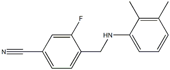 4-{[(2,3-dimethylphenyl)amino]methyl}-3-fluorobenzonitrile|