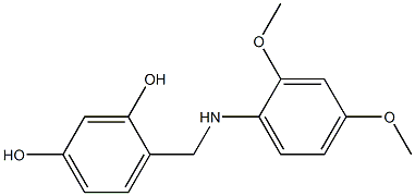 4-{[(2,4-dimethoxyphenyl)amino]methyl}benzene-1,3-diol|