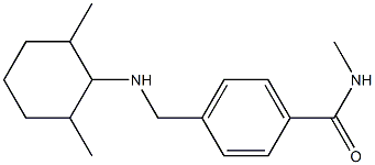 4-{[(2,6-dimethylcyclohexyl)amino]methyl}-N-methylbenzamide 结构式