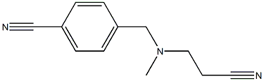 4-{[(2-cyanoethyl)(methyl)amino]methyl}benzonitrile