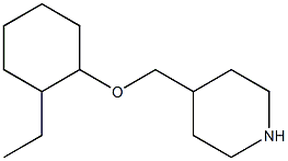 4-{[(2-ethylcyclohexyl)oxy]methyl}piperidine 化学構造式