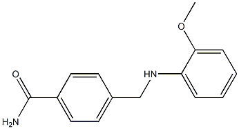 4-{[(2-methoxyphenyl)amino]methyl}benzamide