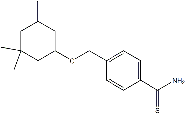 4-{[(3,3,5-trimethylcyclohexyl)oxy]methyl}benzene-1-carbothioamide