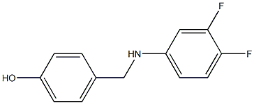 4-{[(3,4-difluorophenyl)amino]methyl}phenol