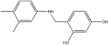 4-{[(3,4-dimethylphenyl)amino]methyl}benzene-1,3-diol|