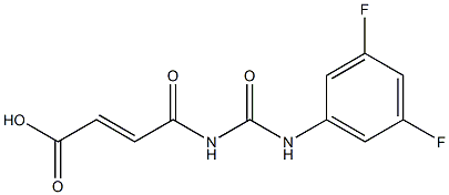 4-{[(3,5-difluorophenyl)carbamoyl]amino}-4-oxobut-2-enoic acid