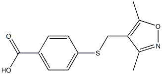 4-{[(3,5-dimethyl-1,2-oxazol-4-yl)methyl]sulfanyl}benzoic acid