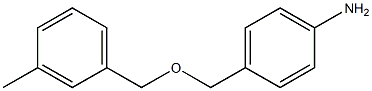 4-{[(3-methylphenyl)methoxy]methyl}aniline