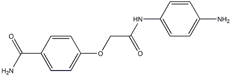 4-{[(4-aminophenyl)carbamoyl]methoxy}benzamide