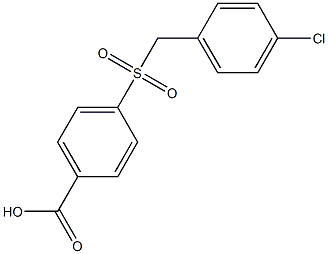 4-{[(4-chlorophenyl)methane]sulfonyl}benzoic acid