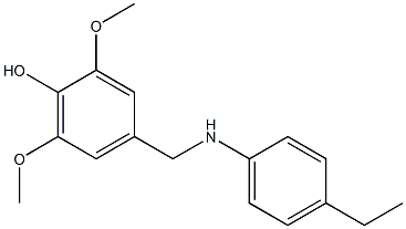 4-{[(4-ethylphenyl)amino]methyl}-2,6-dimethoxyphenol