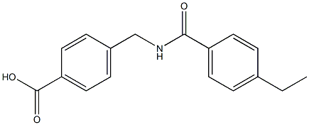 4-{[(4-ethylphenyl)formamido]methyl}benzoic acid Structure