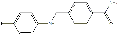  4-{[(4-iodophenyl)amino]methyl}benzamide