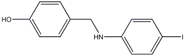 4-{[(4-iodophenyl)amino]methyl}phenol Struktur