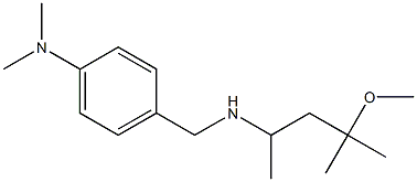 4-{[(4-methoxy-4-methylpentan-2-yl)amino]methyl}-N,N-dimethylaniline Structure