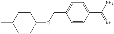 4-{[(4-methylcyclohexyl)oxy]methyl}benzenecarboximidamide