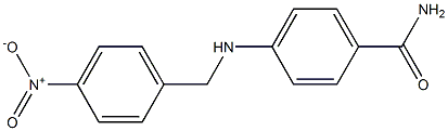 4-{[(4-nitrophenyl)methyl]amino}benzamide,,结构式