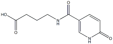 4-{[(6-oxo-1,6-dihydropyridin-3-yl)carbonyl]amino}butanoic acid Structure