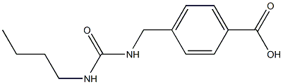 4-{[(butylcarbamoyl)amino]methyl}benzoic acid|