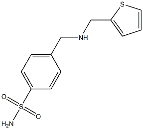 4-{[(thiophen-2-ylmethyl)amino]methyl}benzene-1-sulfonamide|