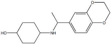  4-{[1-(2,3-dihydro-1,4-benzodioxin-6-yl)ethyl]amino}cyclohexan-1-ol