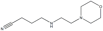 4-{[2-(morpholin-4-yl)ethyl]amino}butanenitrile