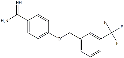 4-{[3-(trifluoromethyl)phenyl]methoxy}benzene-1-carboximidamide