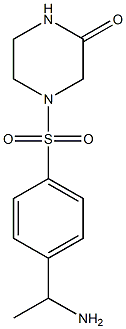 4-{[4-(1-aminoethyl)benzene]sulfonyl}piperazin-2-one