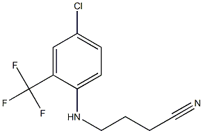 4-{[4-chloro-2-(trifluoromethyl)phenyl]amino}butanenitrile