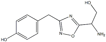  4-{[5-(1-amino-2-hydroxyethyl)-1,2,4-oxadiazol-3-yl]methyl}phenol