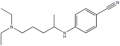 4-{[5-(diethylamino)pentan-2-yl]amino}benzonitrile