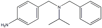 4-{[benzyl(propan-2-yl)amino]methyl}aniline,,结构式